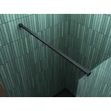impex-bad 140 cm Slim-design-haltestange für Duschwände (schwarz)