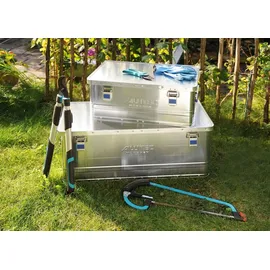 ALUTEC München Alubox Aluminium 560 x 370 x 245 mm Silber