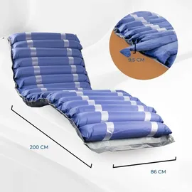 Mobiclinic Antidekubitus Matratze Mobi 2 20 St. 200 x 86 x 9,5 cm Blau