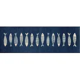 Wash+Dry Fish Tango 60 x 180 cm Blau