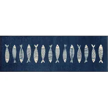 Wash+Dry Fish Tango 60 x 180 cm Blau