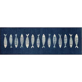 Wash+Dry Fish Tango 60 x 180 cm Blau