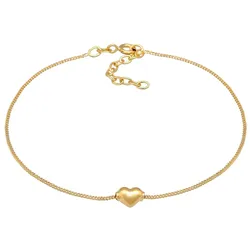 Elli Kinder Herz Liebe Hübsch 925 Silber goldfarben Damen 