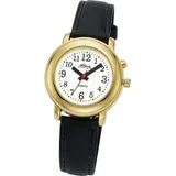 Atlanta Sprechende Armbanduhr Lederoptik 33 mm 8916-9
