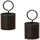 Marrakesch Orient & Mediterran Interior 2er Set Vintage Blumentopf Solia handgefertigt aus Metall 20 cm modern
