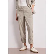 STREET ONE Barrel Leg Hose Beige 38