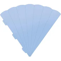 Heyda Schultüte basteln DIY Material Einschulung Rohling Hellblau
