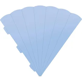 Heyda Schultüte basteln DIY Material Einschulung Rohling Hellblau