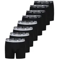 Only&Sons ONSSCOTT Schwarz XXL 8er Pack