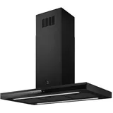 Elica Inselhaube 90 cm Schwarz