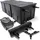 Wiltec SunSun Komplettset: CBF-350C Teichfilter bis 90000 L Teichfilteranlage als Durchlauffilter, NEO10000 SuperECO Teichpumpe 10000l/h 80W, CUV-224 Teichklärer Uvc Klärer mit 24w, Y-verteiler