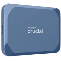 Crucial X10 6TB Externe SSD Festplatte, bis zu 2.100MB/s, USB-C 3.2 Gen2, IP65 Wasser- und Staubgeschützt, Portable SSD für Mac, PC, Smartphone und Spielkonsole, Blau matt - CT6000X10SSD9-02