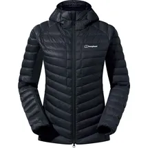 Berghaus Tephra 2.0 Kapuzen-Isolierjacke für Jacket, Damen Jacke, 8 (34), BLACK/BLACK, Berghaus - Schwarz