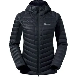 Berghaus Tephra 2.0 Kapuzen-Isolierjacke für Jacket, Damen Jacke, 8 (34), BLACK/BLACK, Berghaus - Schwarz