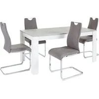 Home Affaire »Milano«, (Set, 5 tlg.), 4 Stühle und