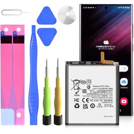 huaeng Akku für Galaxy S23 Ultra, 6200mAh EB-BS918ABY Ersatzakku für Galaxy S23 Ultra SM-S918U SM-S918B SM-S918U1 mit Reparaturwerkzeug (Nicht für S23)