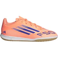 Adidas F50 Club IN Kinder Fussball-Hallenschuhe Kids, BEAORA/LUCBLU/FTWWHT, 35