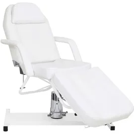 vidaXL Massagetisch Weiß 180x62x(87-112) cm