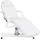 vidaXL Massagetisch Weiß 180x62x(87-112) cm