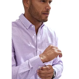 H.I.S. H.I.S Langarmhemd »Regular-fit«, Oxfordhemd langarm mit Button-down-Kragen aus reiner Baumwolle H.I.S / weiß