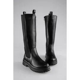 aniston shoes Stiefel mit Stretcheinsatz und Reißverschluss - NEUE KOLLEKTION schwarz 39 EU