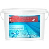 GlobaClean 3 kg Chlortabletten für Pool, Schnell Schock Tabs 20g (Brause-Tabs) – Leicht und schnelllöslich Schwimmbad