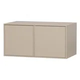 Woood Daily Schrankaufsatz 100 x 50 x 58 cm Beige