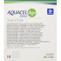 Convatec Aquacel Ag Extra Quadratische Wundauflagen, 5 x 5 cm