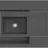 links graphite + Handbetätigung