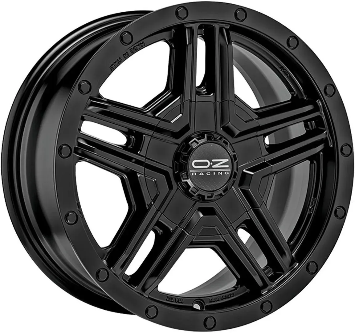 OZ RALLY ADVENTURE matt black + rivets 8.0Jx17 5x150 ET30