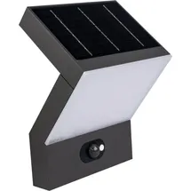 dotlux Solarleuchte Aluminium 3,5W 250 lm inkl. Sensor grau