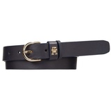 Tommy Hilfiger Essential Effortless 2.5 Leather Belt W85 Space Blue),