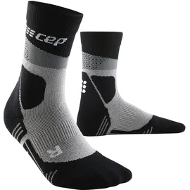 CEP Max Cushion Mid-Cut Wandersocken Damen 280 grey/black II 34-37