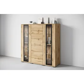 Home Affaire Caro 120 x 122 x 39,5 cm Braun