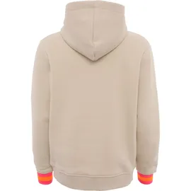 Zwillingsherz Hoodie "Rahel", Damen, Gr. XL, beige, Sweatware, Obermaterial: 50% Baumwolle, 50% Polyester, Basic normal, ohne Ausschnitt, angesetztes Bündchen, Sweatshirts Hoodie, Kontrastbündchen, Kängurutasche, Langarm, Kapuze, Kordelzug