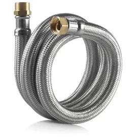 Tucai Flexschlauch Edelstahl Trinkwasser Panzerschlauch IG/AG 1/2" DN8 1000mm DVGW, (1 St) grau