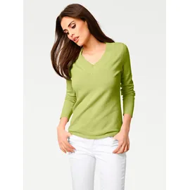 Heine V-Pullover Grün 44