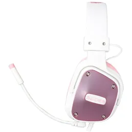 SADES Dpower SA-722 Gaming Headset, weiß/pink, 3,5 mm Klinke, kabelgebunden, Stereo, Over Ear, PC, PS4 u. 5, Xbox, Nintendo Switch