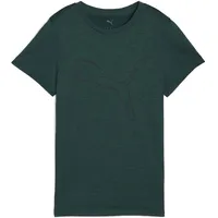 Puma Tad Essential Heather Logo Tee grün S