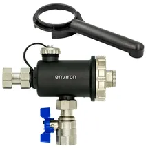 ENVIRON Schlammabscheider Magnetabscheider 3/4" Magnet Schmutzfänger Magnetischer Filter