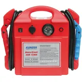 Kunzer Akku-Start tragbar 12V 2.370/800 A – Startgerät mit austauschbarer AGM Batterie auf Blei-Säure-Basis