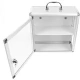 Wandmontierter Medizinschrank Aus Metall Acryl Kompakte Medikamentenbox Mit Großem Fassungsvermögen Mehrfach Unterteilte Hausapotheke Für Öffentliche Einrichtungen Und Haushalt
