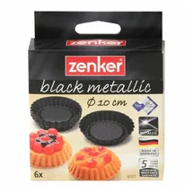 Zenker Black Metallic Tortelettförmchen Ø 10 cm