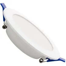 efectoLED LEDKIA LIGHTING led Einbaustrahler flach 6W Rund solid Ausschnitt ø 100-110 mm 3000K Dimmbar triac Warmweiß