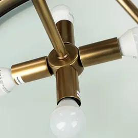 Licht-Erlebnisse Gracia 1 E14 rund Messing