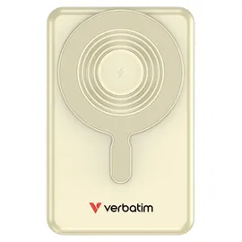 Verbatim 32274, Powerbank Lithium Polymer (LiPo), 10000 mAh, Kabelloses Aufladen, Gold