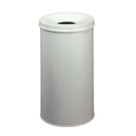 Durable Papierkorb Safe, Abfalleimer, grau