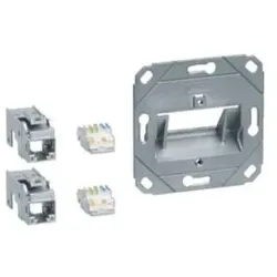 Tehalit Anschluss Modul 2x RJ45 GMKSRJ45C6A2