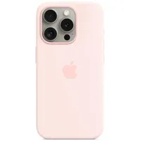 Apple iPhone 15 Pro Silikon Case Hellrosa