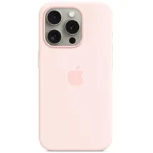 Apple iPhone 15 Pro Silikon Case Hellrosa